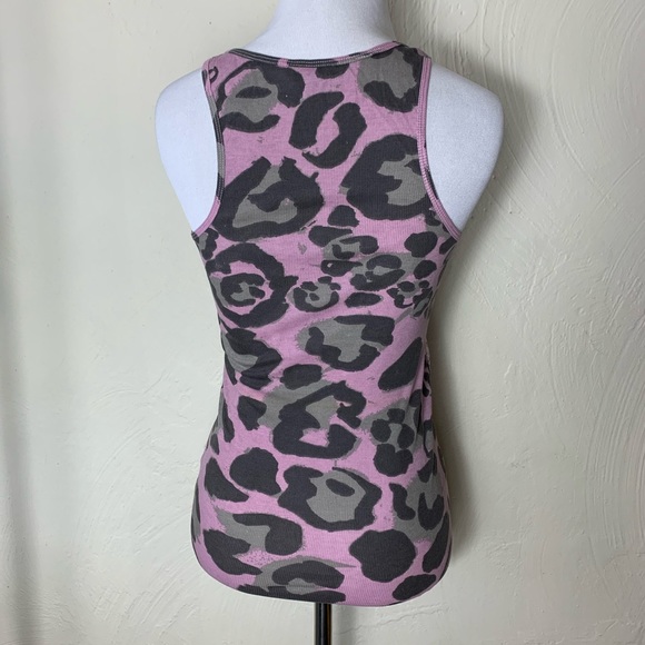 A/X Armani Exchange Sequin Leopard Tank M! - Picture 5 of 6